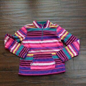 Danskin Now Girls Vibrant Striped Pull Over Hoodie Size XL (14-16)